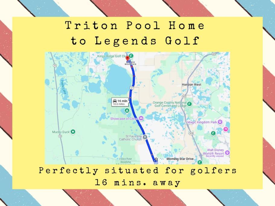 Triton Vacation Pool Home Near Disney Orlando Dış mekan fotoğraf